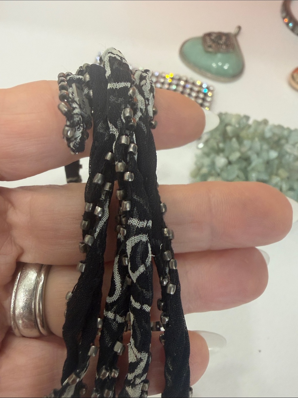 Chan Luu &  more Multi-Color Beaded and Bracelet Set earrings , anklet, pendants - Picture 10 of 10